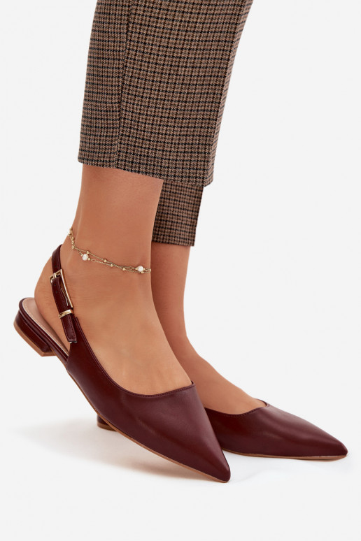 Bordo Iverelle baleriinad kuldsete pandlitega