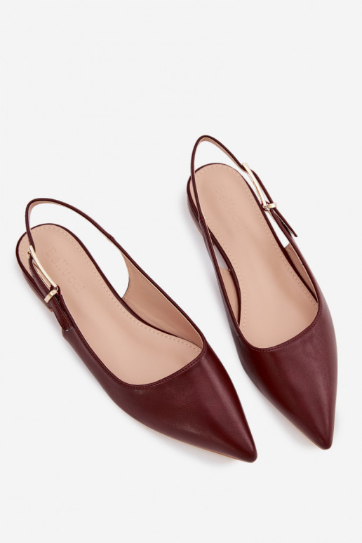 Bordo Iverelle baleriinad kuldsete pandlitega