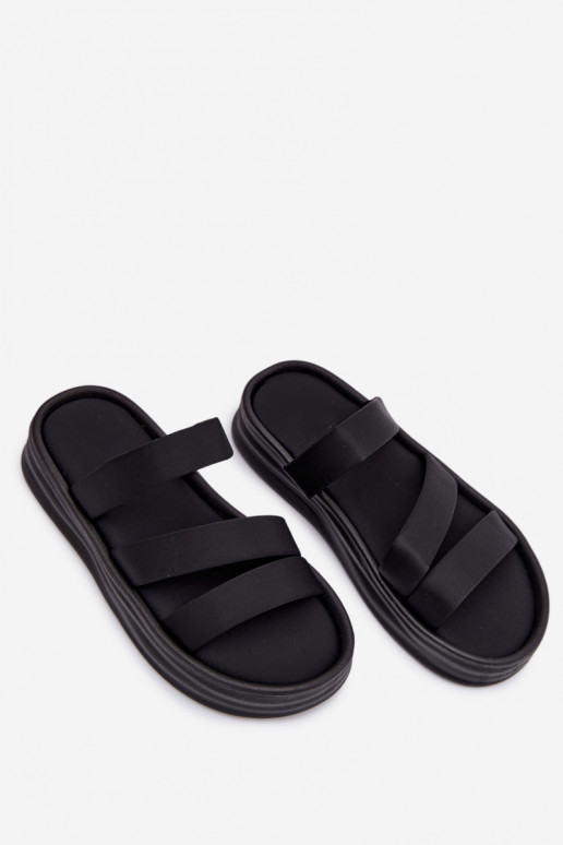 Riidest naiste plätud platvormiga Triipudega msuud Liorine