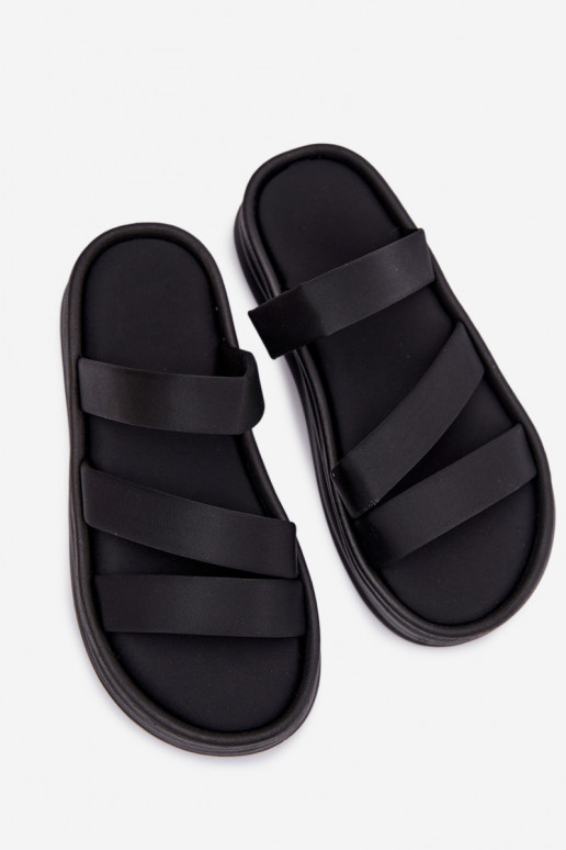 Riidest naiste plätud platvormiga Triipudega msuud Liorine