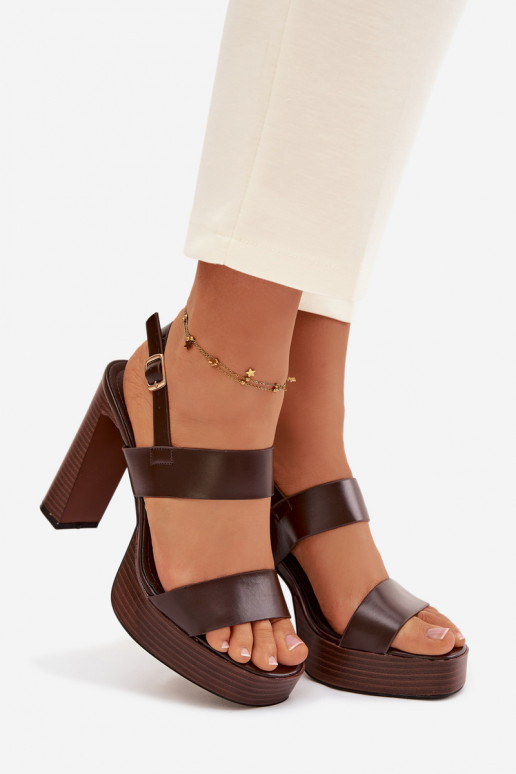 Pealistesandaalid Ja platvorm Eko Pealhk Czekoladosissee Hanelia
