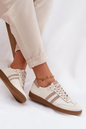 Zazoo N1068 Pealhk Sellel ondal Sneakers tüüpi jalanõud Pealiste omad beeži värvi