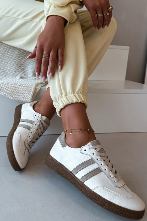 Zazoo N1068 Pealhk Sellel ondal Sneakers tüüpi jalanõud Pealiste omad beeži värvi