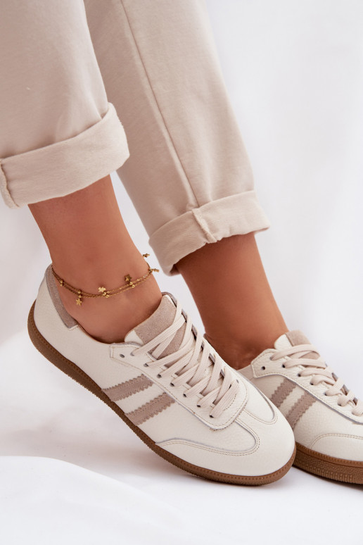 Zazoo N1068 Pealhk Sellel ondal Sneakers tüüpi jalanõud Pealiste omad beeži värvi