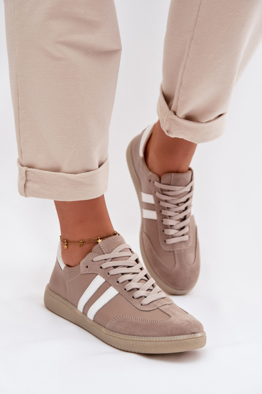 Zazoo N1068 Pealhk Sellel ondal Sneakers tüüpi jalanõud Pealiste omad beeži värvi