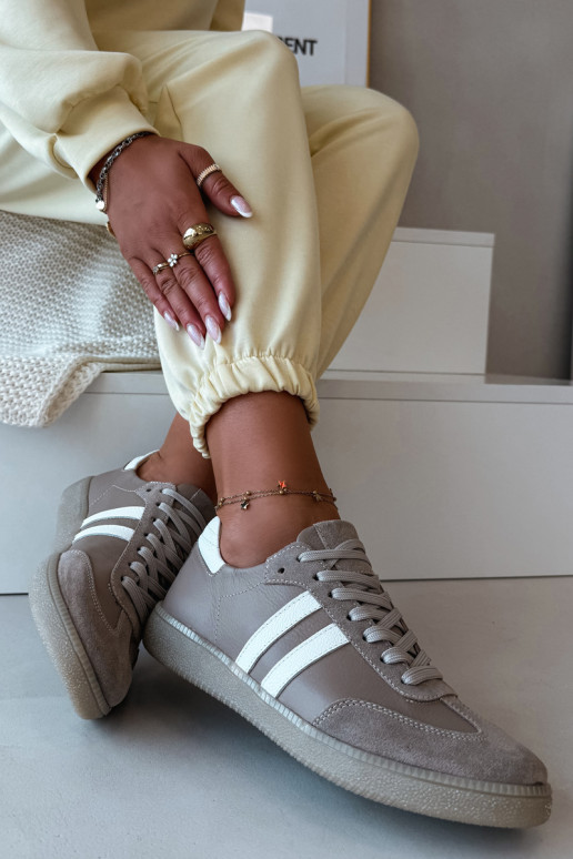 Zazoo N1068 Pealhk Sellel ondal Sneakers tüüpi jalanõud Pealiste omad beeži värvi