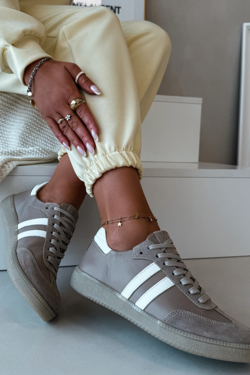 Zazoo N1068 Pealhk Sellel ondal Sneakers tüüpi jalanõud Pealiste omad beeži värvi