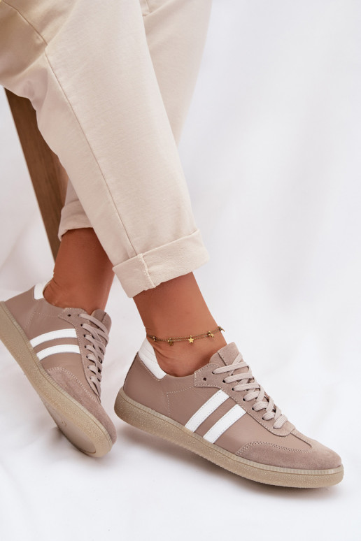 Zazoo N1068 Pealhk Sellel ondal Sneakers tüüpi jalanõud Pealiste omad beeži värvi