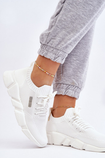 Pealiste omad Valgus Sneakers tüüpi jalanõud Memory Foam System Big Star JJ274268 valget värvi