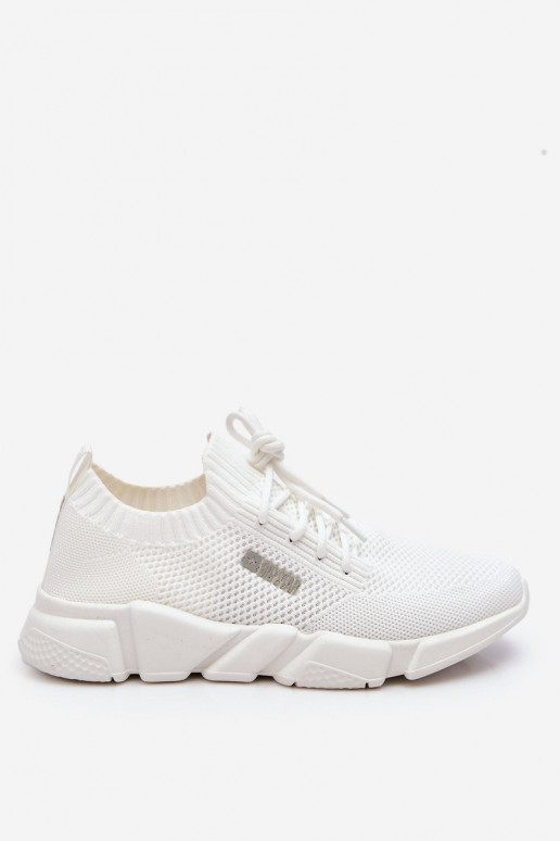 Pealiste omad Valgus Sneakers tüüpi jalanõud Memory Foam System Big Star JJ274268 valget värvi