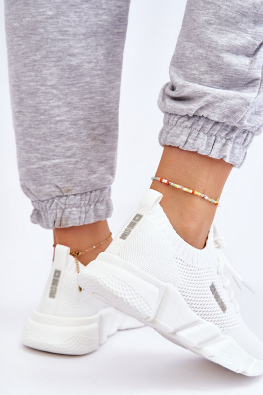 Pealiste omad Valgus Sneakers tüüpi jalanõud Memory Foam System Big Star JJ274268 valget värvi