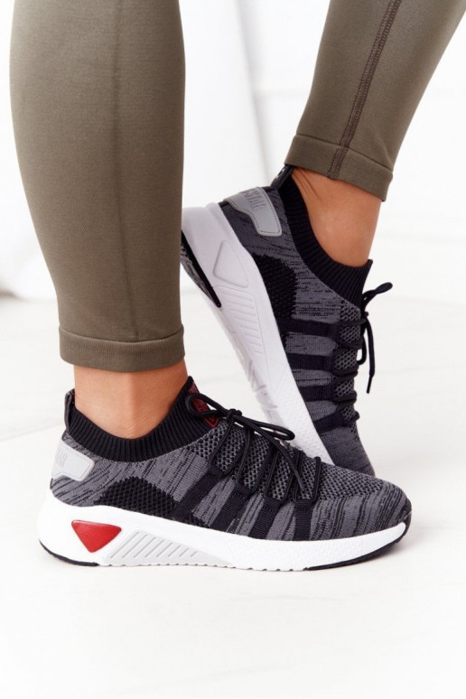 Pealiste omad Sportliku stiiliga jalanõud Memory Foam Big Star HH274532 halli värvi