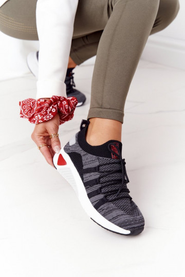 Pealiste omad Sportliku stiiliga jalanõud Memory Foam Big Star HH274532 halli värvi 2