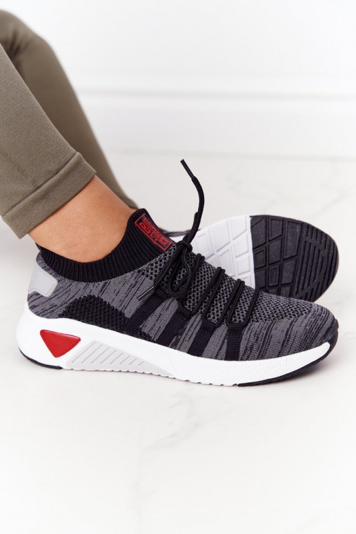 Pealiste omad Sportliku stiiliga jalanõud Memory Foam Big Star HH274532 halli värvi