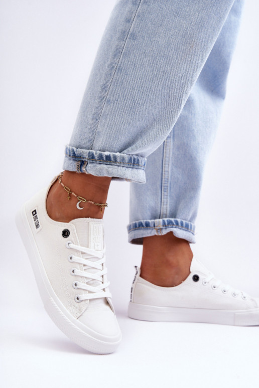 Pealiste madalast materjalist vabaaja jalanõud Big Star KK274008 valget värvi