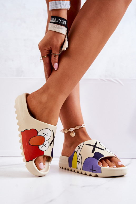 kummist SussidPealtrükkimineiem beeži värvi Monsters