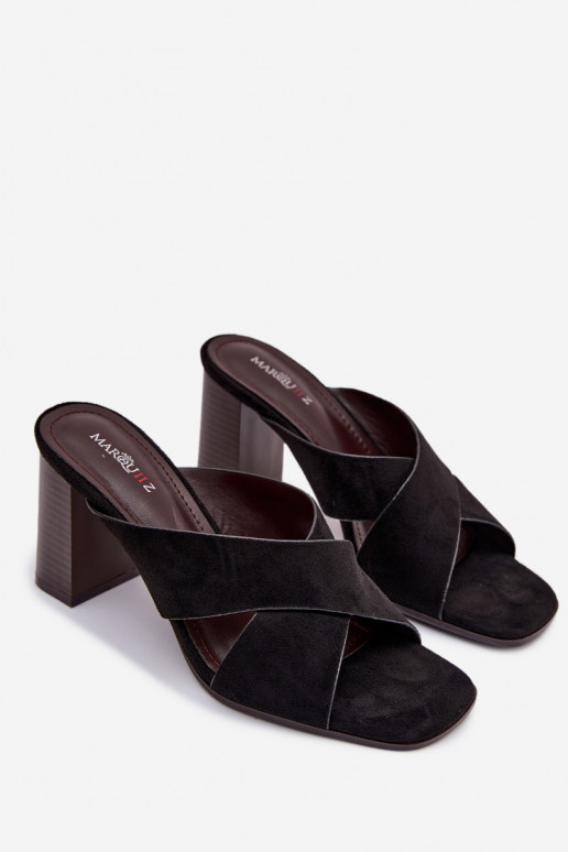 naiste plätud kõrge jämeda kontsaga msuud Denessa