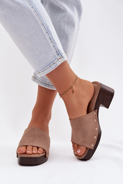 naiste plätud Klockis Ze Kuldset värvimi Pealastud beeži värvi Davessa