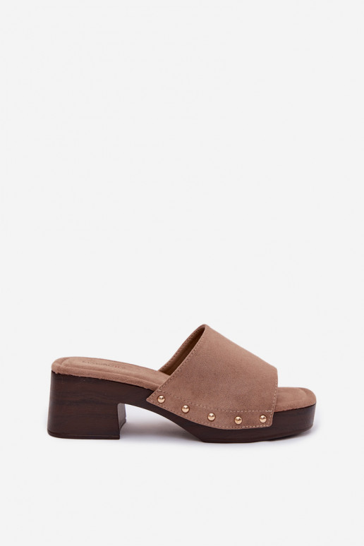 naiste plätud Klockis Ze Kuldset värvimi Pealastud beeži värvi Davessa