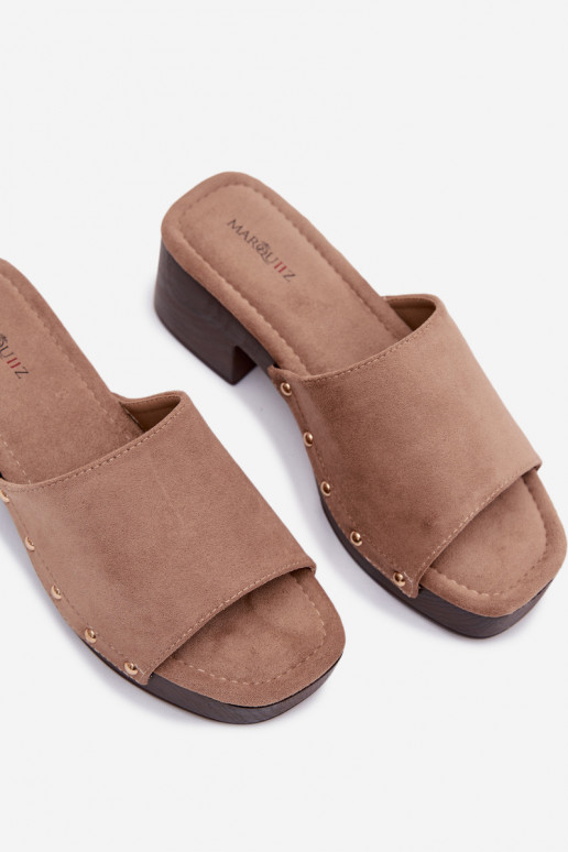 naiste plätud Klockis Ze Kuldset värvimi Pealastud beeži värvi Davessa