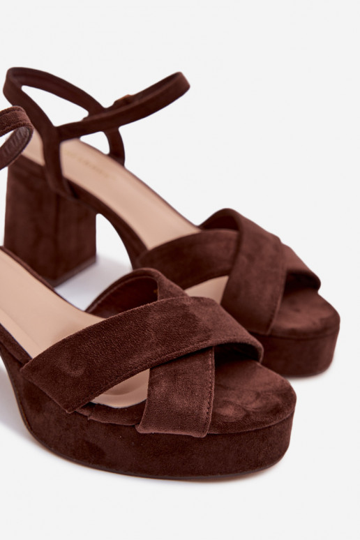 Pealistesandaalid Czekoladosissee Janelia