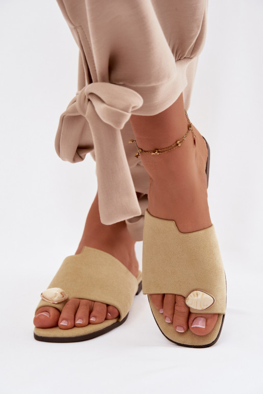 Sussid Pealiste korter Koos Ornate Detalem Eco Suedeosissee Kollased Selavine