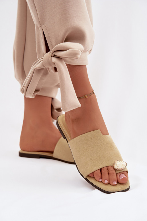 Sussid Pealiste korter Koos Ornate Detalem Eco Suedeosissee Kollased Selavine