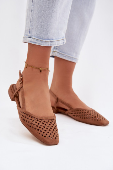 Ažuursed baleriinadEco Suedeu pruunid värvi Farivelle 2