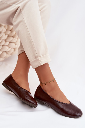 Lakkbaleriinad eko-nahast Czekoladosissee Selanora