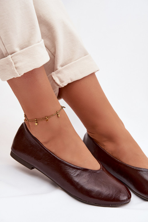 Lakkbaleriinad eko-nahast Czekoladosissee Selanora