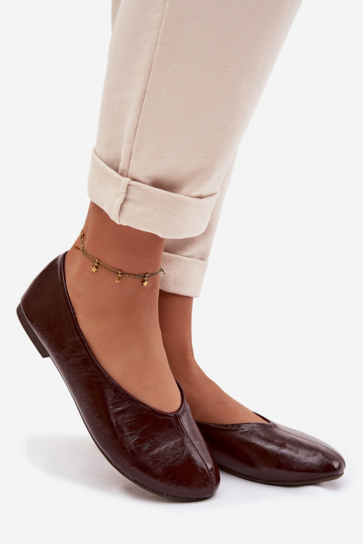 Lakkbaleriinad eko-nahast Czekoladosissee Selanora