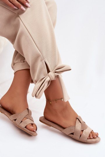 sileda tallaga naiste plätud Triipudega beeži värvi Pavelle