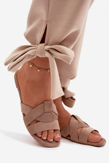 sileda tallaga naiste plätud Triipudega beeži värvi Pavelle 2