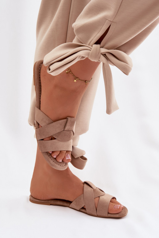 sileda tallaga naiste plätud Triipudega beeži värvi Pavelle