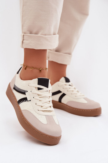 Sellel ondal Sneakers tüüpi jalanõud Pealiste omad Valget-msuud Denelisse 2