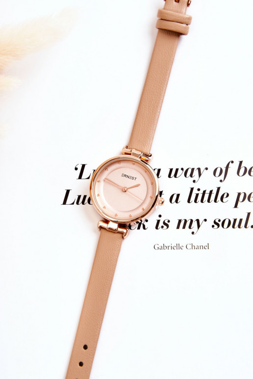 Pealiste analoog Pealiste käekell Ernest elevandiluu värvi