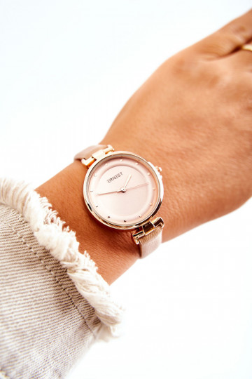 Pealiste analoog Pealiste käekell Ernest elevandiluu värvi 2