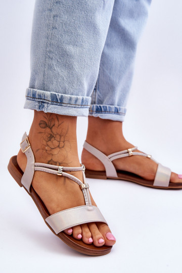 Sellel ondalad sandaalid S.Barski KV-541-120 Kuldset värvi 2