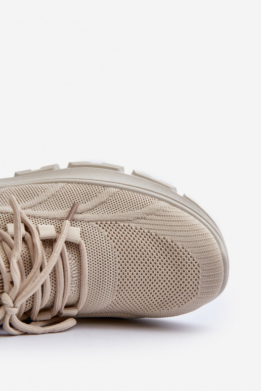 Sneakers tüüpi jalanõud meeste omad HI-POLY SYSTEM Big Star NN174469 beeži värvi