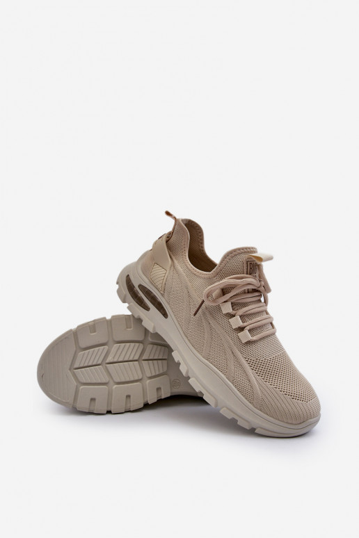 Sneakers tüüpi jalanõud meeste omad HI-POLY SYSTEM Big Star NN174469 beeži värvi