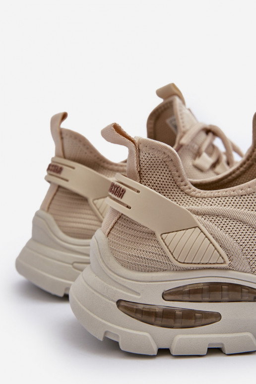 Sneakers tüüpi jalanõud meeste omad HI-POLY SYSTEM Big Star NN174469 beeži värvi