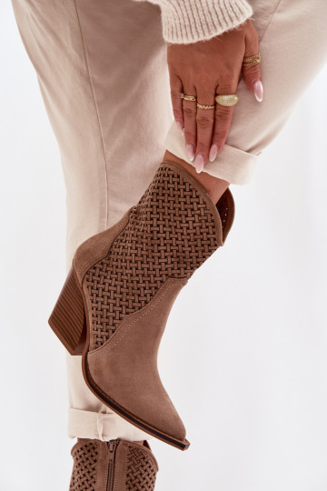 Ažuurne Pealiste poolsaapad beeži värvi Rivorina