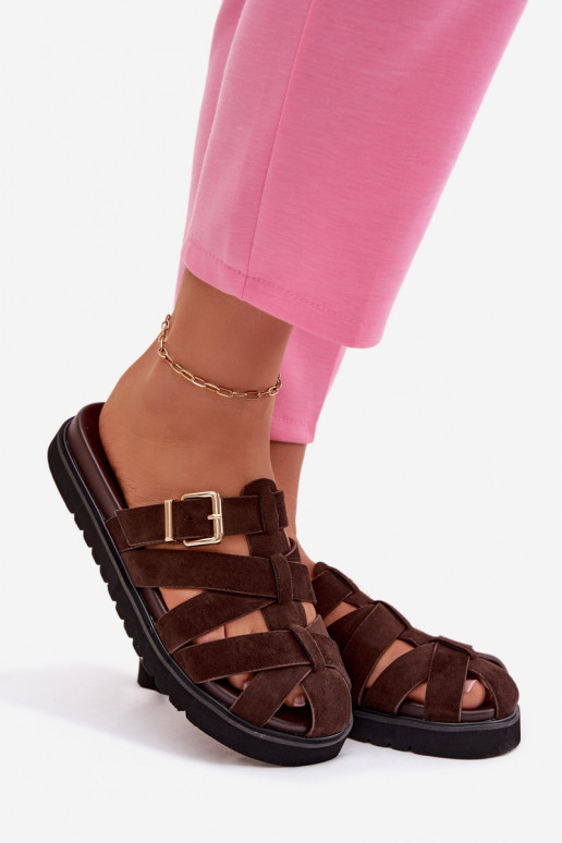 naiste plätud Triipudega I Złotą neetide ja pandlaga Czekoladosissee Roselisse