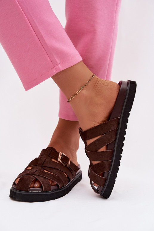 naiste plätud Triipudega I Złotą neetide ja pandlaga Czekoladosissee Roselisse