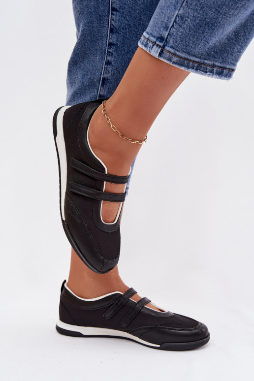 Sportliku stiiliga Baleriinad Pealiste omad Triipudega msuud Farvessa