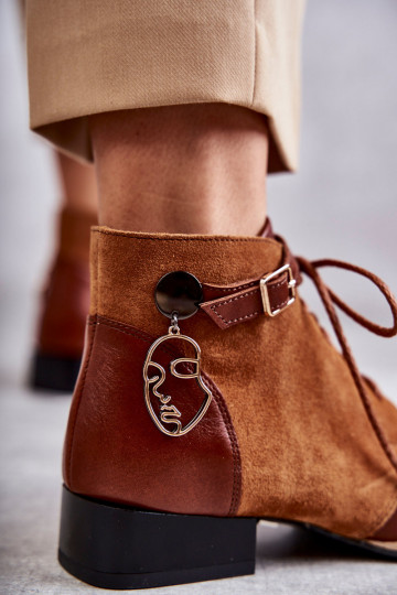 Pealiste poolsaapad Kingad Sellel onciejka 5743A-29 pruunid värvi 2