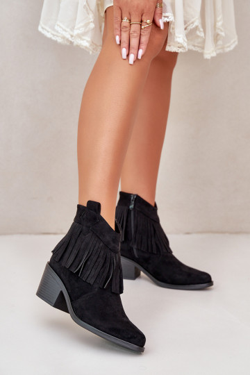 kauboistiilis saapad Pealiste omad Lossi juurde Eco Suedeosissee msuud S.Barski HY42-127