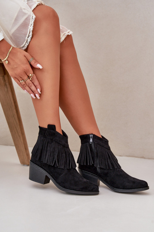 kauboistiilis saapad Pealiste omad Lossi juurde Eco Suedeosissee msuud S.Barski HY42-127