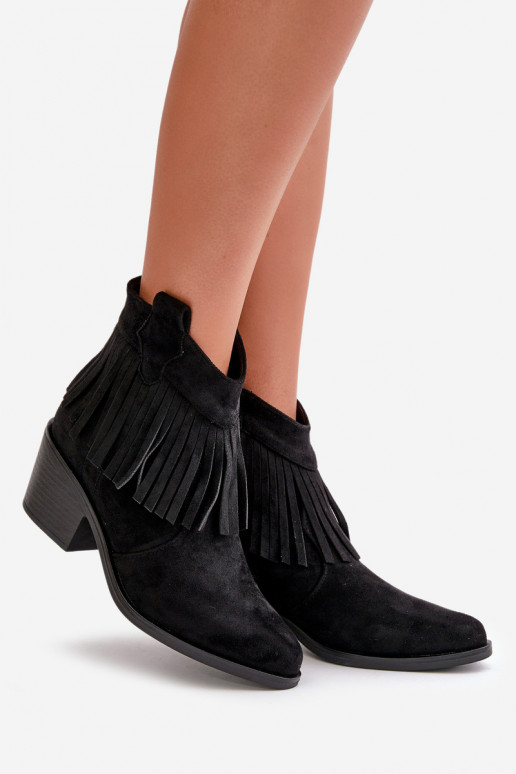 kauboistiilis saapad Pealiste omad Lossi juurde Eco Suedeosissee msuud S.Barski HY42-127