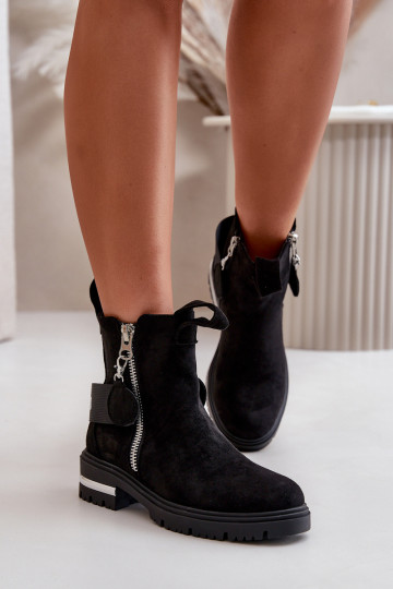 voodriga Pealiste poolsaapad tõmblukuga msuud Calvaro 2